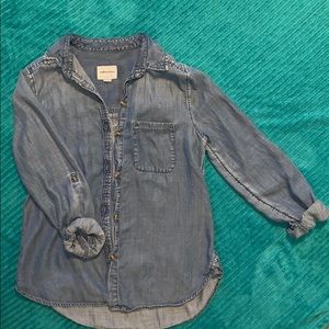 Denim button up